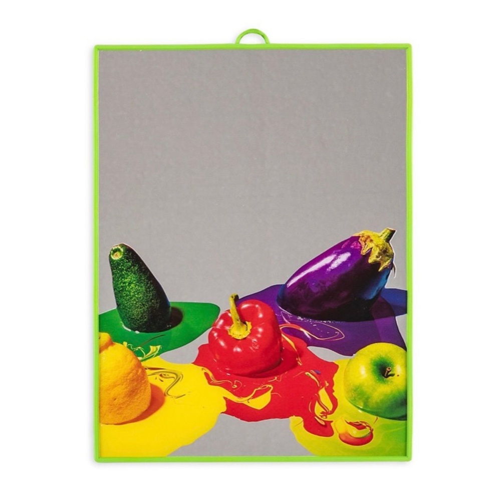Seletti Toilet Paper melting vegetable art mirror. $20. Brand new unopened.